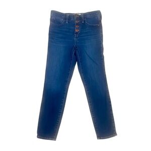 Madewell Blue 10' High Rise Skinny Jeans Classic Fit Size 26